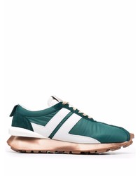 Chaussures de sport vert foncé Lanvin