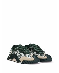 Chaussures de sport vert foncé Dolce & Gabbana