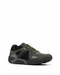 Chaussures de sport vert foncé Ea7 Emporio Armani