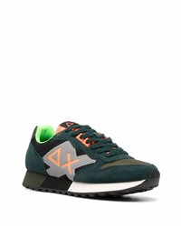 Chaussures de sport vert foncé Sun 68