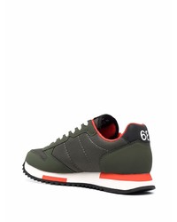 Chaussures de sport vert foncé Sun 68