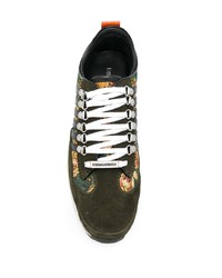 Chaussures de sport vert foncé DSQUARED2