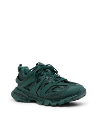 Chaussures de sport vert foncé Balenciaga