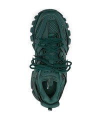 Chaussures de sport vert foncé Balenciaga