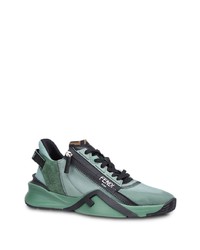 Chaussures de sport vert menthe Fendi