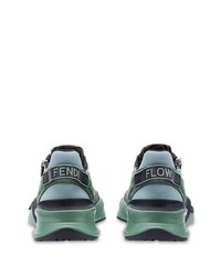 Chaussures de sport vert menthe Fendi