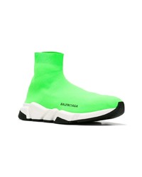 Chaussures de sport vert menthe Balenciaga