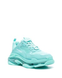 Chaussures de sport vert menthe Balenciaga