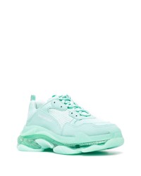 Chaussures de sport vert menthe Balenciaga