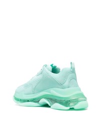 Chaussures de sport vert menthe Balenciaga