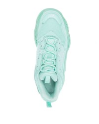 Chaussures de sport vert menthe Balenciaga