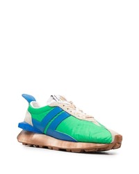 Chaussures de sport vertes Lanvin