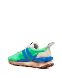 Chaussures de sport vertes Lanvin