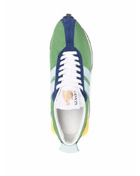 Chaussures de sport vertes Lanvin