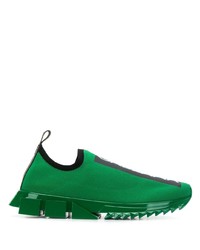 Chaussures de sport vertes Dolce & Gabbana