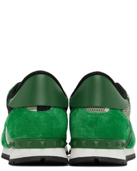 Chaussures de sport vertes Valentino Garavani