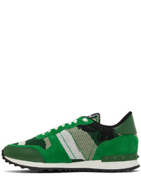 Chaussures de sport vertes Valentino Garavani