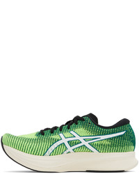 Chaussures de sport vertes Asics