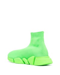 Chaussures de sport vertes Balenciaga