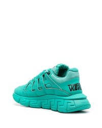 Chaussures de sport vertes Versace