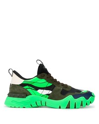 Chaussures de sport vertes Valentino Garavani