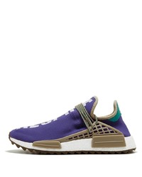 Chaussures de sport violettes Adidas By Pharrell Williams
