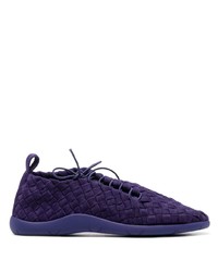 Chaussures de sport violettes Bottega Veneta