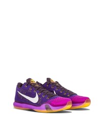 Chaussures de sport violettes Nike