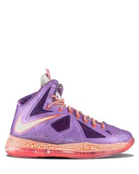 Chaussures de sport violettes Nike