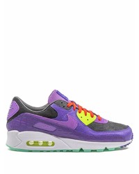 Chaussures de sport violettes Nike