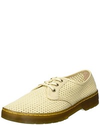 Chaussures derby blanches Dr. Martens