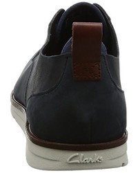 Chaussures derby bleu marine Clarks