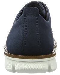 Chaussures derby bleu marine Ecco