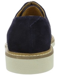 Chaussures derby bleu marine Gant