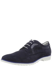 Chaussures derby bleu marine Hemsted & Sons