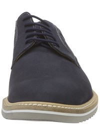 Chaussures derby bleu marine Mephisto