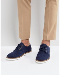 Chaussures derby bleu marine Selected