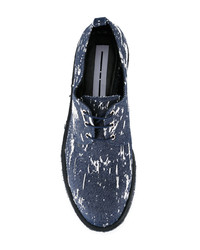 Chaussures derby bleu marine Diego Vanassibara