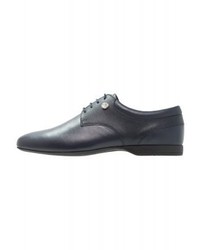 Chaussures derby bleu marine Versace