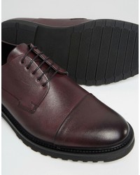 Chaussures derby bordeaux Hugo Boss