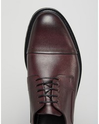 Chaussures derby bordeaux Hugo Boss