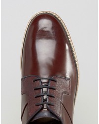 Chaussures derby bordeaux Ted Baker