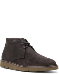 Chaussures derby en caoutchouc marron foncé Hogan