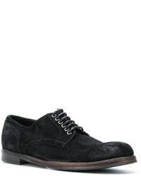 Chaussures derby en caoutchouc noires Dolce & Gabbana