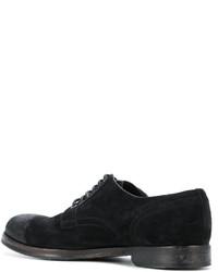 Chaussures derby en caoutchouc noires Dolce & Gabbana