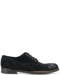 Chaussures derby en caoutchouc noires Dolce & Gabbana