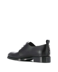 Chaussures derby en cuir à clous noires Valentino Garavani