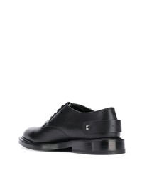 Chaussures derby en cuir à clous noires Valentino Garavani