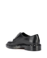 Chaussures derby en cuir à clous noires Valentino Garavani