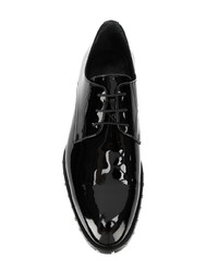 Chaussures derby en cuir à clous noires Jimmy Choo